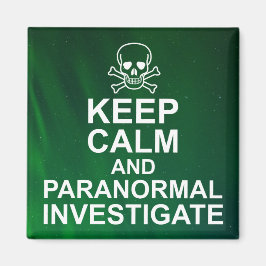 Behållans Lugn och Paranormala undersökningar Magnet