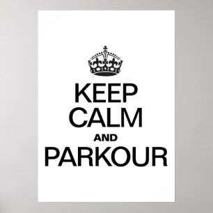 BEHÅLLANS LUGN OCH PARKOUR POSTER