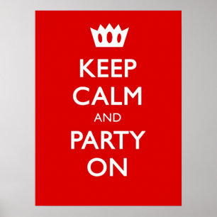 BEHÅLLANS LUGN OCH PARTY PÅ POSTER