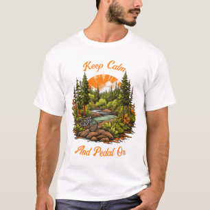 Behållans Lugn och Pedal på T Shirt