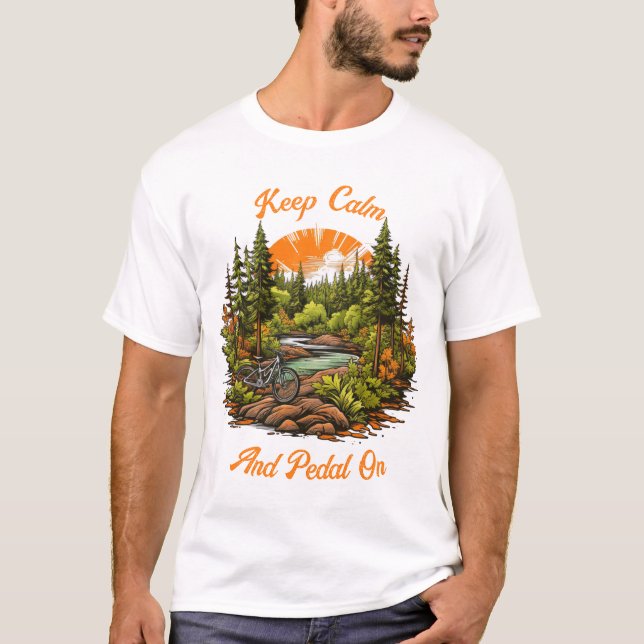 Behållans Lugn och Pedal på T Shirt (Framsida)
