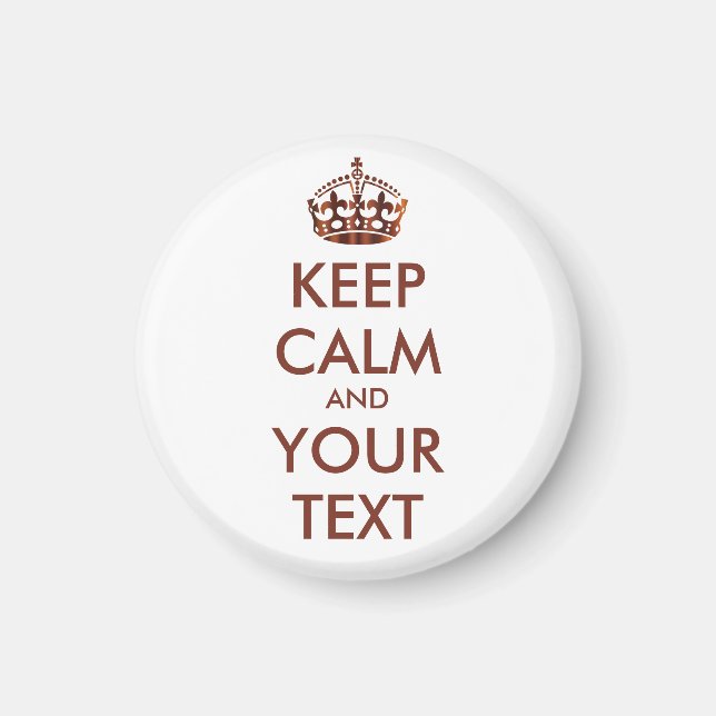 BEHÅLLANS LUGN och personligens text Magnet (Framsidan)