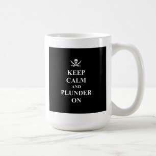 Behållans lugn och plundra på kaffemugg