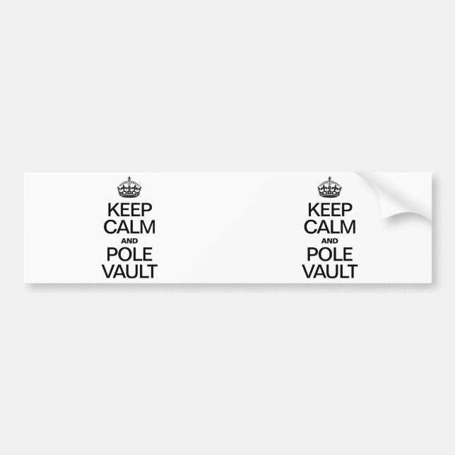 BEHÅLLANS LUGN OCH POLVAULT BILDEKAL (Framsidan)