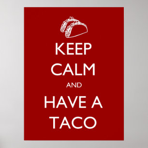 Behållans Lugn och poster Taco