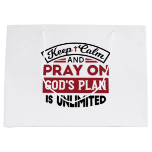 Behållans Lugn och Pray Guds plan är obegränsat ci
