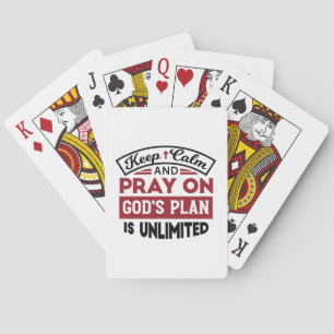 Behållans Lugn och Pray Guds plan är obegränsat ci Casinokort