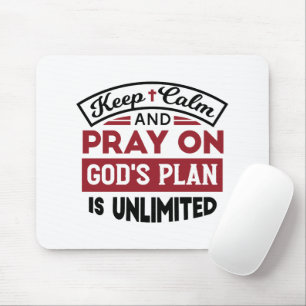 Behållans Lugn och Pray Guds plan är obegränsat ci Musmatta