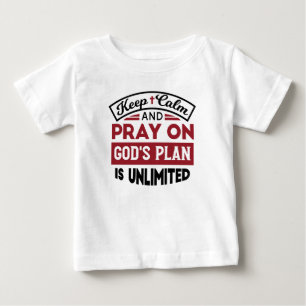 Behållans Lugn och Pray Guds plan är obegränsat ci T Shirt