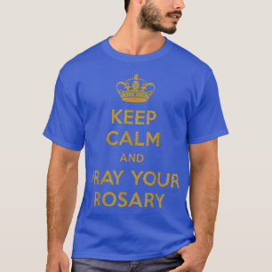 BEHÅLLANS LUGN OCH PRAY ROSARY T SHIRT