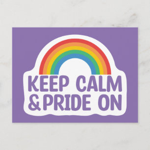 Behållans Lugn och Pride på   Gay pride månad Vykort