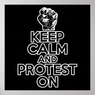 Behållans Lugn och protest på Poster