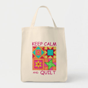 Behållans Lugn och Quilt Colorful Patchwork-block Tygkasse