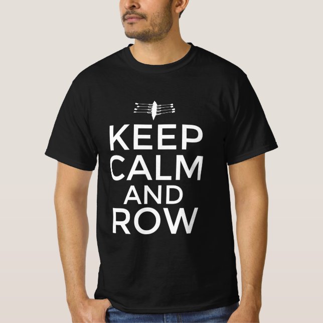 Behållans lugn och rad t shirt (Framsida)