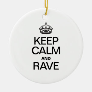 BEHÅLLANS LUGN OCH RAVE JULGRANSPRYDNAD KERAMIK