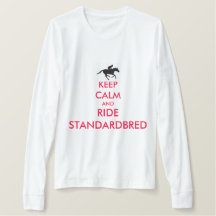 BEHÅLLANS LUGN OCH RIDE STANDARDBRED-skjorta