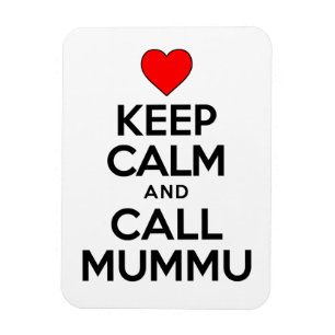 Behållans Lugn och ring Mummu Finsk farmor Magnet