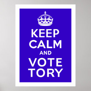Behållans Lugn och rösträtt ~ Politisk brittisk Poster