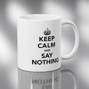 Behållans Lugn och säg ingenting Kaffemugg