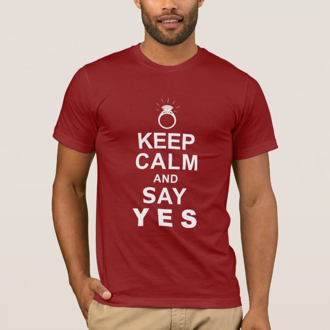 Behållans Lugn och säg ja T-shirt (Framsida)