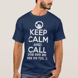 Behållans Lugn och samtal 0118 999 881 999 119 T Shirt