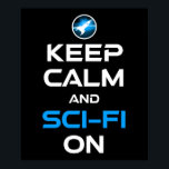Behållans Lugn och SCSI-Fi på Poster<br><div class="desc">Behållans Lugn och SCSI-Fi på. Lustigt ski-fi-älskare-presentidé för en man, kvinna, tonåringar eller barn som kärlek science fiction, rymden, raketfraktaser och utforskande av universum, och är en scifi-gend eller -nörd. Kärlek science fiction bokar, sci-fi TV-program eller sci-fi-filmer? Om du är en sci-fi fläkt och har en känsla av humor, så...</div>