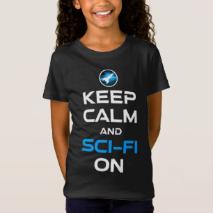 Behållans Lugn och SCSI-Fi på T Shirt