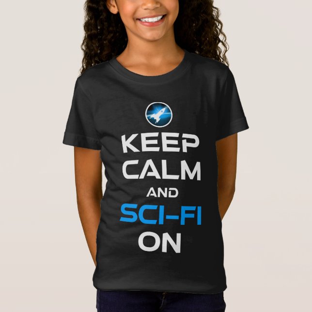 Behållans Lugn och SCSI-Fi på T Shirt (Framsida)