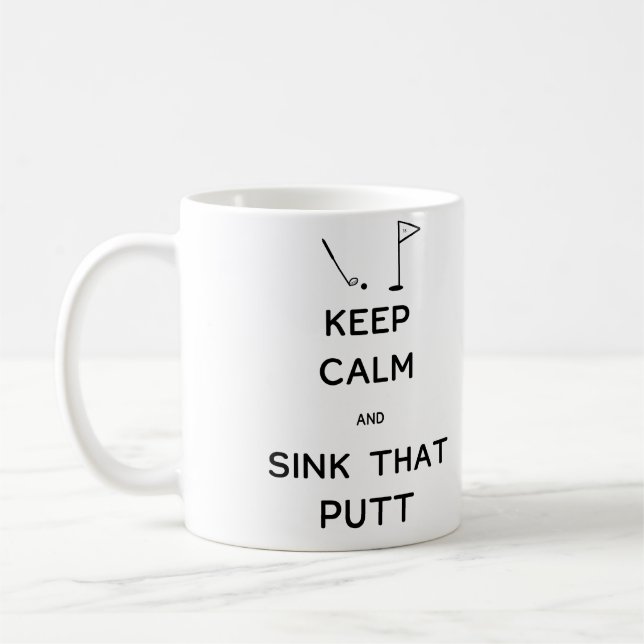 Behållans Lugn och Sink den handdatorn Kaffemugg (Vänster)