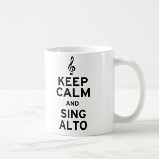 Behållans Lugn och Sjunga Alto Kaffemugg