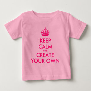 Behållans lugn och skapa din egen - Rosa T-shirt