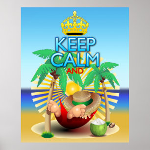 Behållans Lugn och... Slappna av på Hammock! Poster