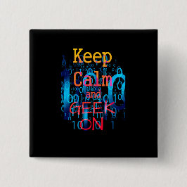 Behållans Lugn och sökning efter binär kod Knapp