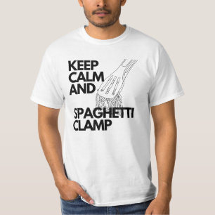 Behållans lugn och spagetti t shirt
