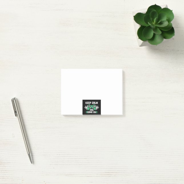 Behållans Lugn och spel på Postit-anteckningar Post-it Block (Kontor)