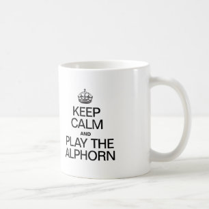 BEHÅLLANS LUGN OCH SPELA ALFORN KAFFEMUGG