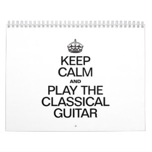 BEHÅLLANS LUGN OCH SPELA DEN KLASSISKA GUITAR KALENDER