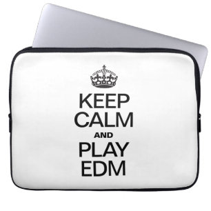 BEHÅLLANS LUGN OCH SPELA EDM LAPTOP FODRAL