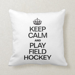 BEHÅLLANS LUGN OCH SPELA FÄLT HOCKEY KUDDE