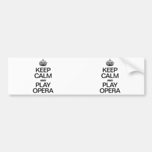 BEHÅLLANS LUGN OCH SPELA OPERATIV BILDEKAL