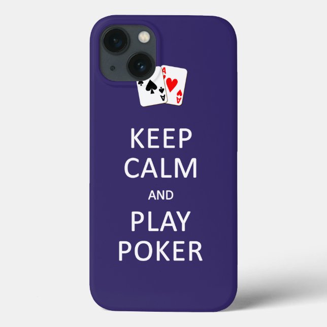 BEHÅLLANS LUGN och SPELA POKER anpassningsbar fodr (Baksida)