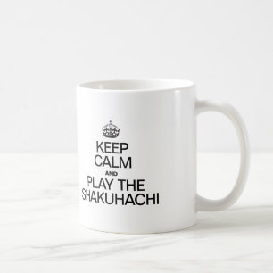 BEHÅLLANS LUGN OCH SPELA SKAKUHACHI KAFFEMUGG