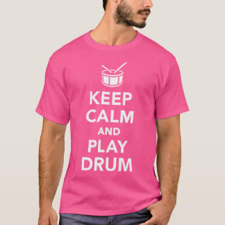 Behållans Lugn och spela trumma T Shirt