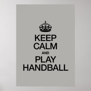 BEHÅLLANS LUGN OCH SPELHANDBALL POSTER