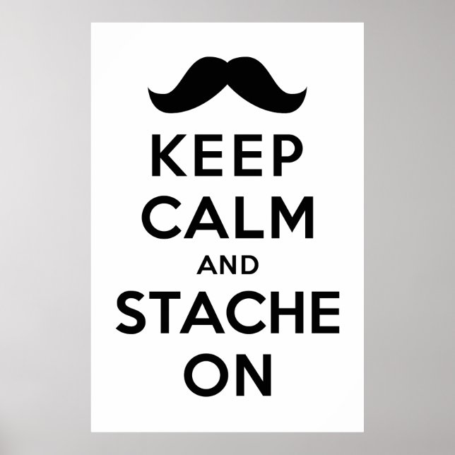Behållans Lugn och Stache på Poster (Framsidan)