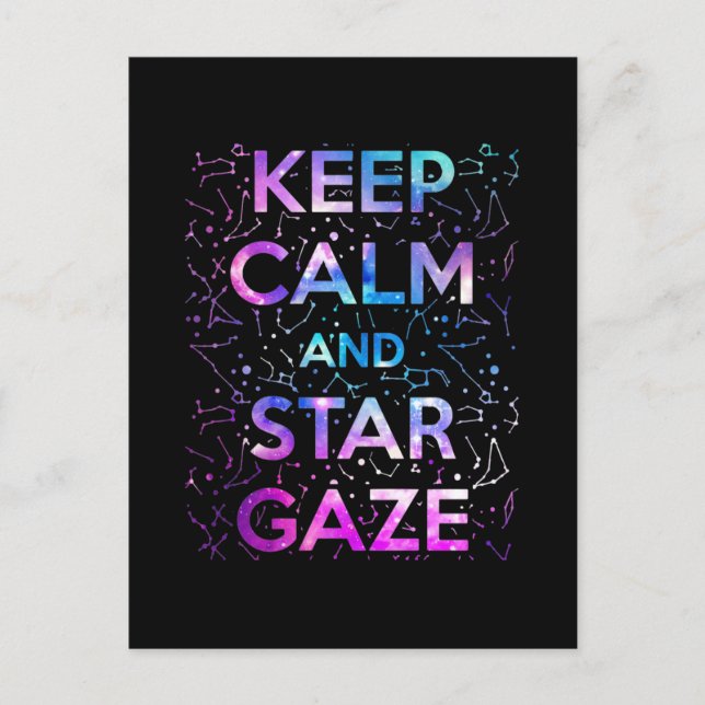 Behållans Lugn och Stargazer Stargazer Vykort (Framsida)