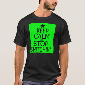 Behållans Lugn och stopp för snurrning" - T-Shirt