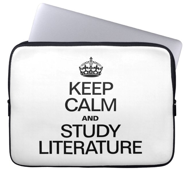 BEHÅLLANS LUGN- OCH STUDILITERATUR LAPTOP SLEEVE (Framsidan)