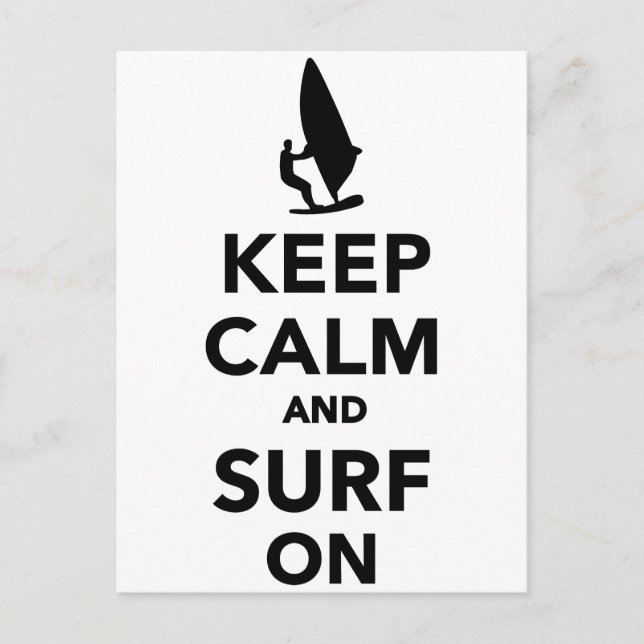 Behållans lugn och surfa på vykort (Framsida)