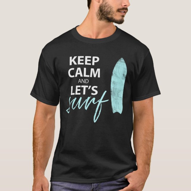 Behållans Lugn och Surfa T Shirt (Framsida)